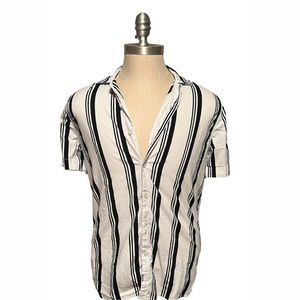 Button down stripe shirt